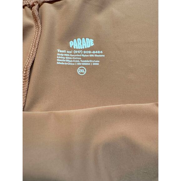 Parade One Piece Swim Suite Light Weight Nude Mauve Size 2xl NWOT - Picture 6 of 7